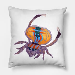 Peacock spider Pillow