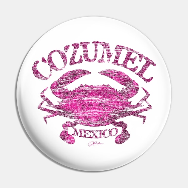 Cozumel, Mexico, Atlantic Blue Crab Pin by jcombs