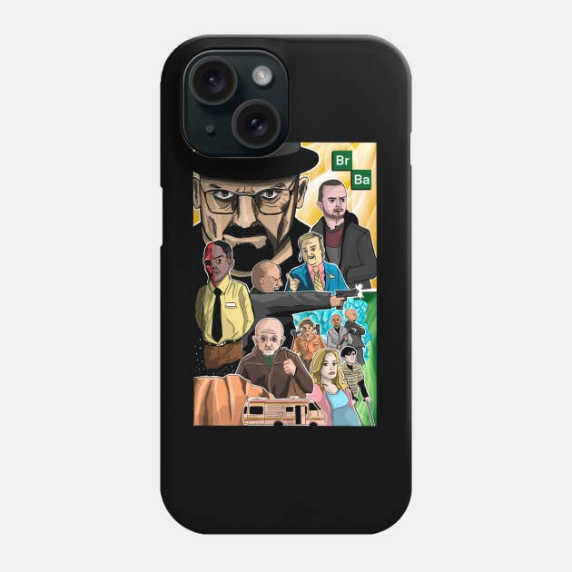 Breaking Bad Medley Phone Case by Noto Sauce