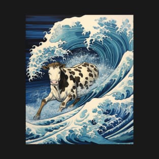 The Great Cow Of Kanagawa T-Shirt