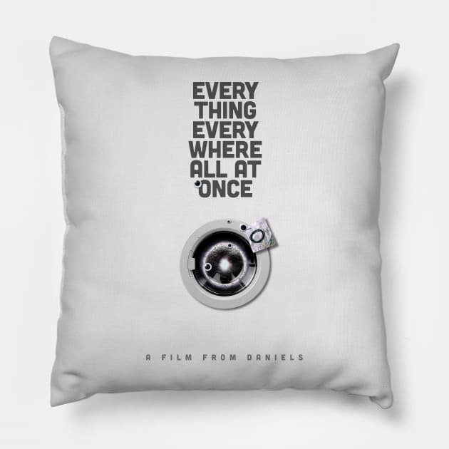 everything everywhere all at once transparent version poster Pillow by Afire