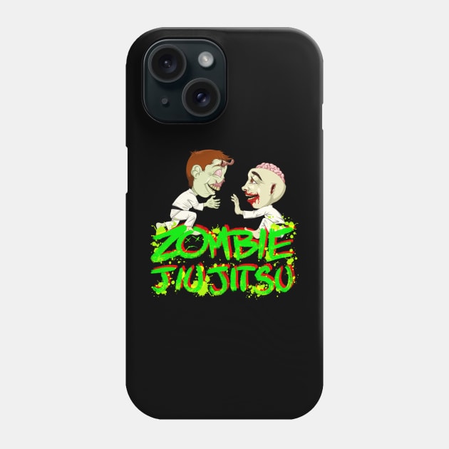 Zombie Jiu Jitsu Phone Case by undersideland