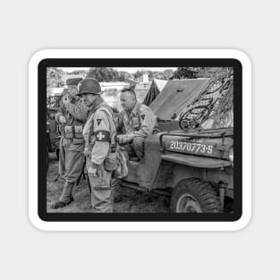 World War 2 re-enactment Magnet