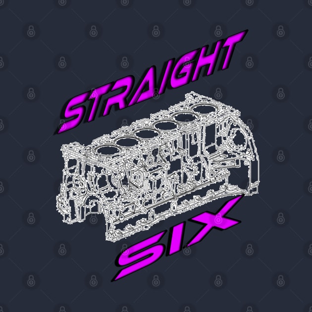 Engine Block Straight 6 (Purple) by CarEnthusast