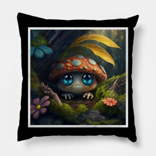 Mighty Little Mushroom Pillow