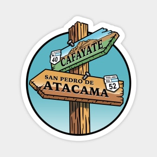 San Pedro de Atacama Sign Magnet