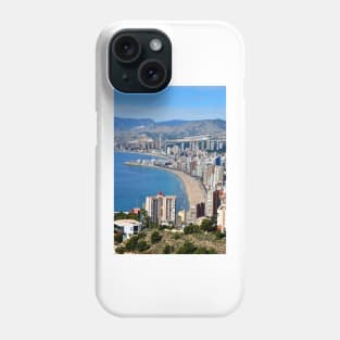 Benidorm Skyline Cityscape Costa Blanca Spain Phone Case