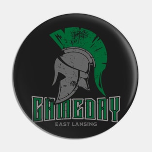 Vintage Spartan Gameday // Grunge Football Game Day Pin