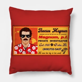 Magnum PI Card Pillow