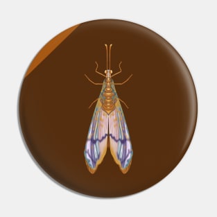 Colorful butterfly digital drawing Pin