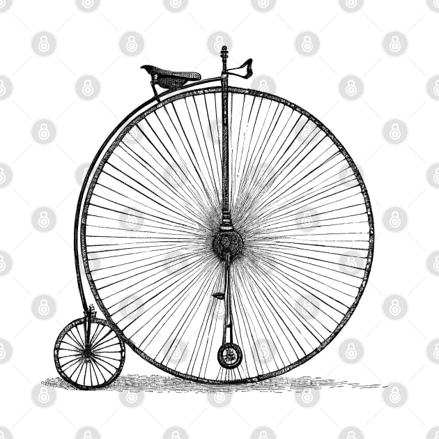 Penny-farthing - black by chronicledesignlab