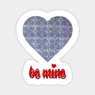 Be Mine – Indigo Heart with Hmong Spirit Magnet