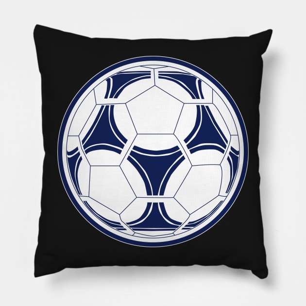 Tottenham Soccer Ball Pillow by Shy Guy Creative