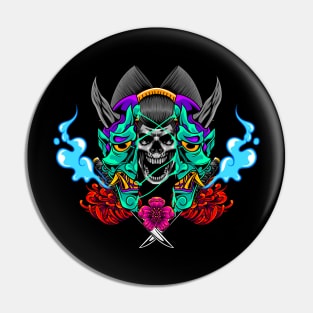 Geisha Skull 2.5 Pin