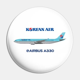 Illustration of Korean Air Airbus A330-300 Pin