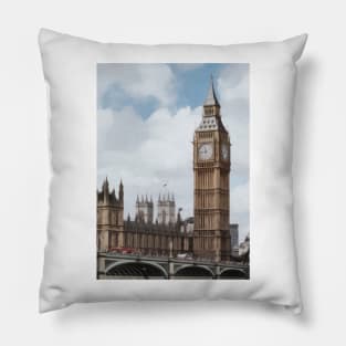Big Ben Artwork Pillow