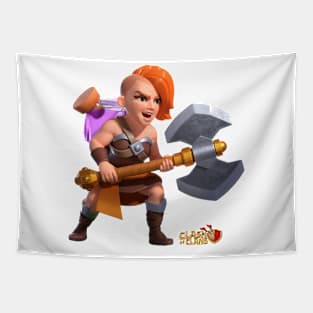 Super Valkyrie - Clash of Clans Tapestry