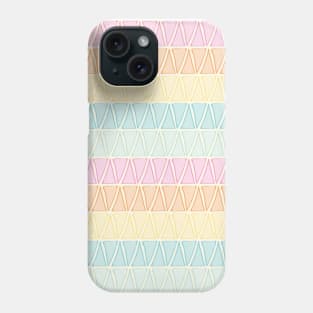 Colorful triangles texture Phone Case