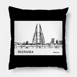 Manama - Bahrain Pillow
