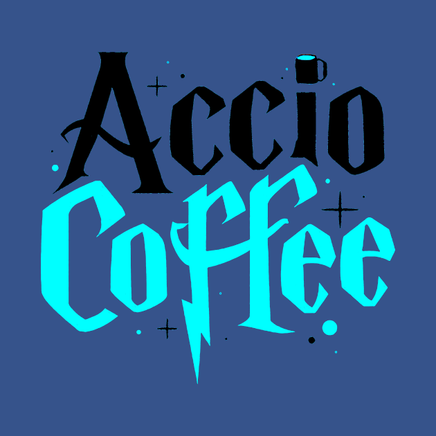 Accio Coffee - Blue by Thinkerman