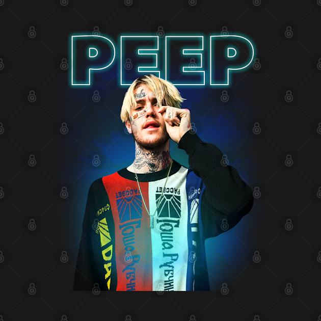 Discover Lil Peep "Neon Peep" Design - Lil Peep - T-Shirt