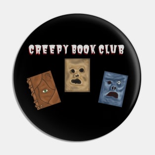 Creepy Book Club Pin