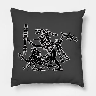 Xochipilli the god of art, games, dance, flowers and song! Pillow