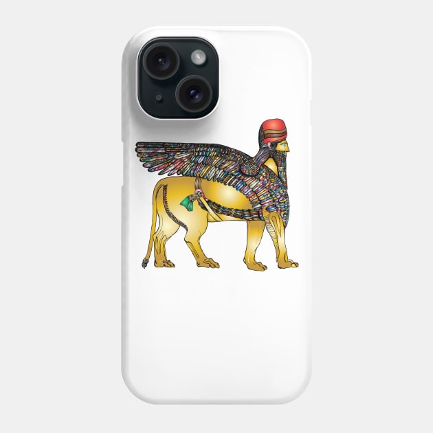 Winged Lion Phone Case by Mako Design 