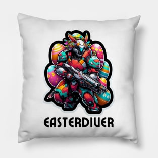 EASTERDIVERS VS HELLDIVERS Pillow