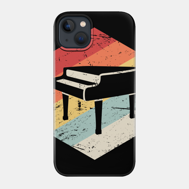 Retro Vintage Pianist Piano - Piano - Phone Case