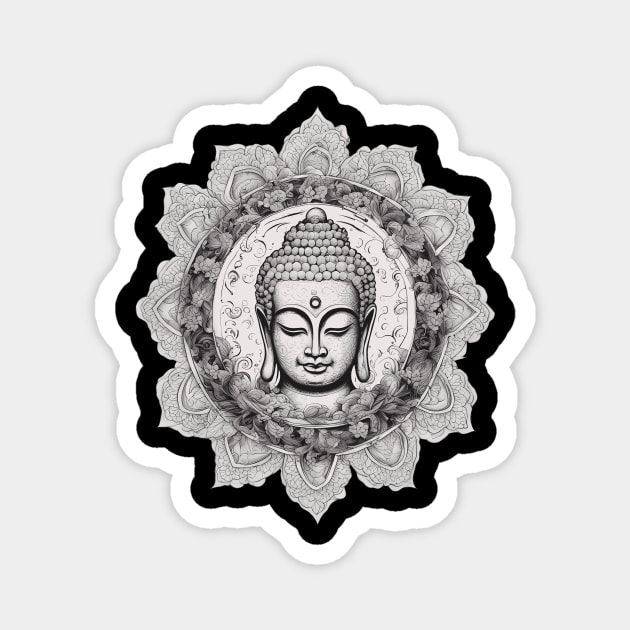 Zen Buddhism Magnet by animegirlnft
