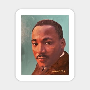 Portrait of Martin Luther King Magnet