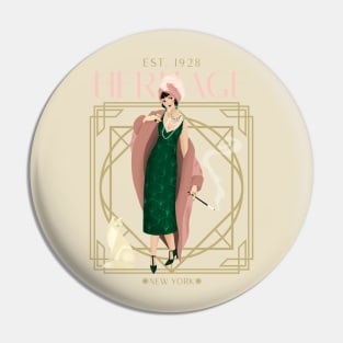 Heritage New York - The Great Gatsby Pin