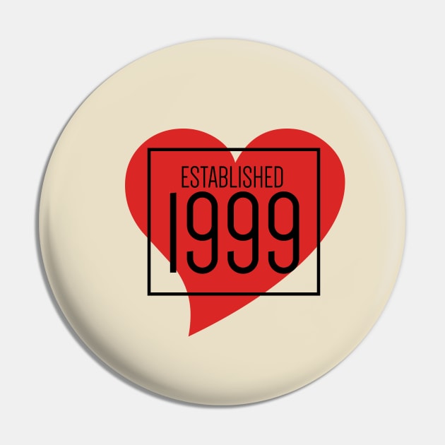 Established 1999- year of birth Pin by Aye Mate