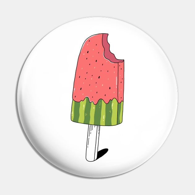 Watermelon Ice Cream Pin by prawidana