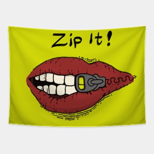 Zip mouth Tapestry