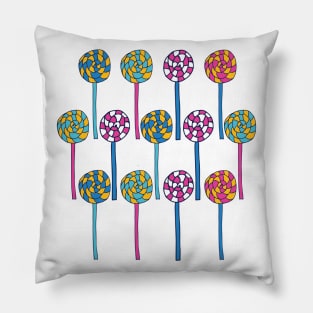 Cute Colorful Lollipop Pillow