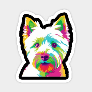 West Highland White Terrier Pop Art - Dog Lover Gifts Magnet