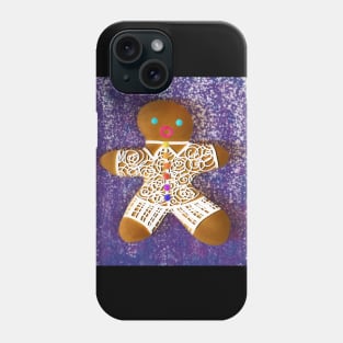 Gingerbread person man Phone Case