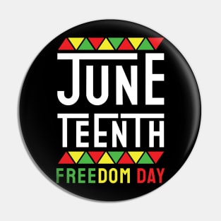 Juneteenth, Black History, Freedom Day Pin