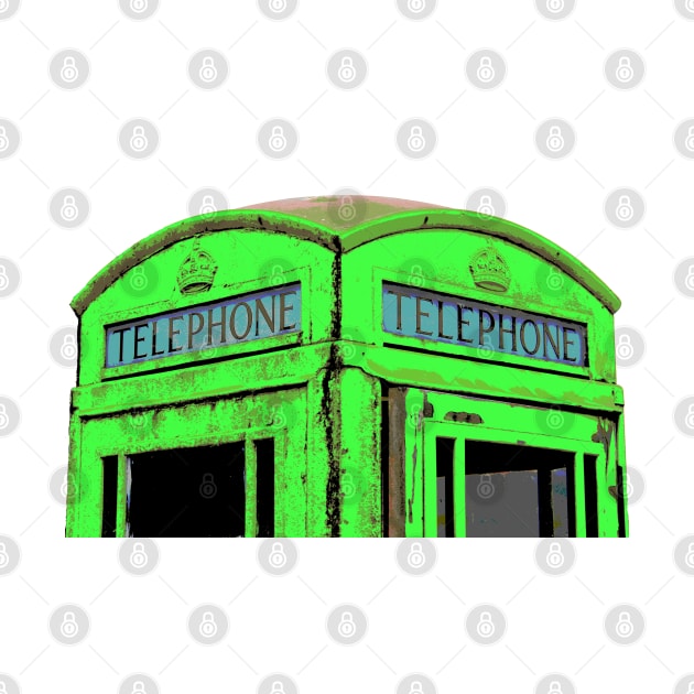 Green Phone Box by Jane Braat