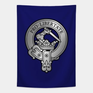 Clan Wallace Crest & Tartan Tapestry