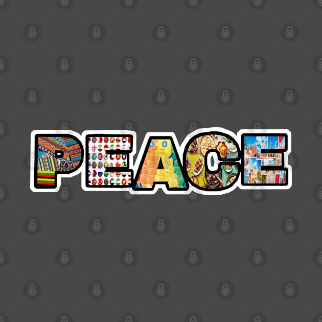 PEACE Sticker - Back by SubversiveWare