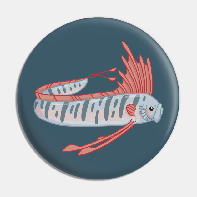 Giant Oarfish Pin by bytesizetreasure