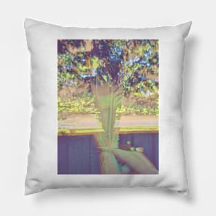 Glitching feather Pillow