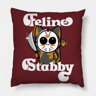 Feline Stabby Pillow