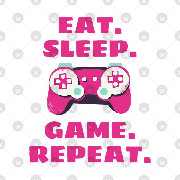 Eat sleep game repeat by aspanguji