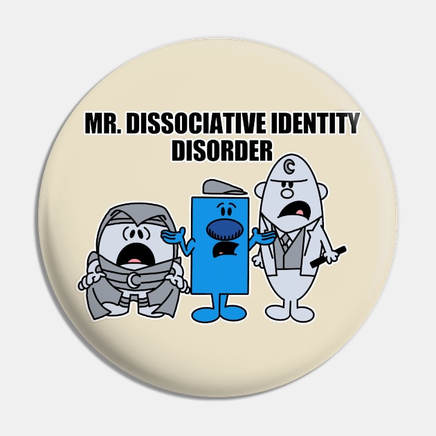 Mr. Dissociative Identity Disorder Pin by Stuntman Fred's Fan Art