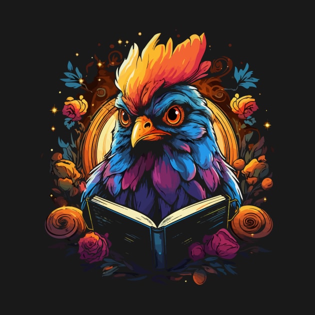 Chicken Reads Book by JH Mart