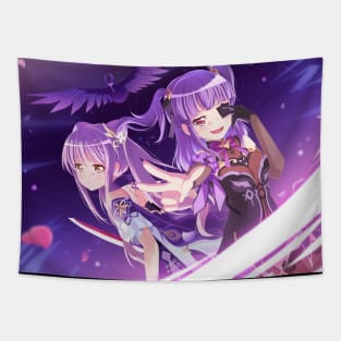 Minato Yukina and Udagawa Ako (Keqing & Fischl) Tapestry